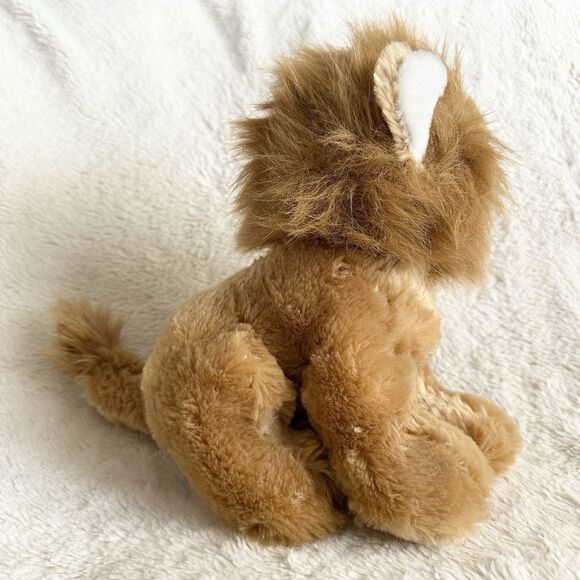 Fiesta Big Eye Sitting Lion 9” Plush Cat Stuffed Animal Toy - Picture 5 of 6